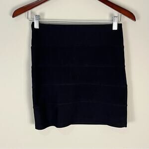 Top Shop Black Mini Skirt Size 2 Chic Formal Party